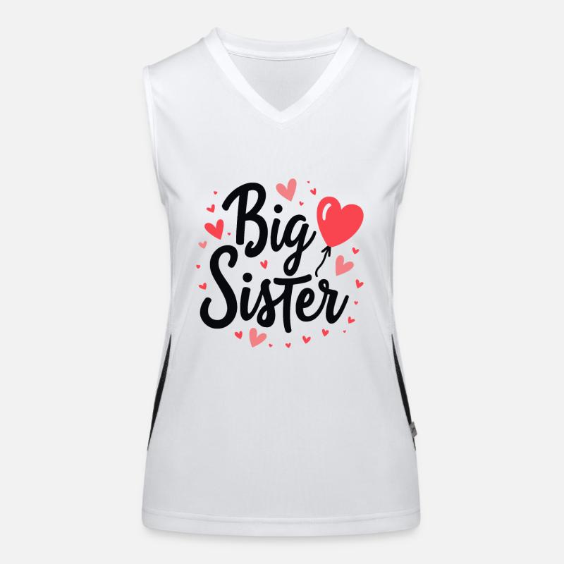 GROßE SCHWESTER Funktionelles Kontrast-Tank Top für Frauen