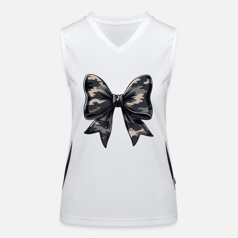 MILITÄRER BOGEN Funktionelles Kontrast-Tank Top für Frauen