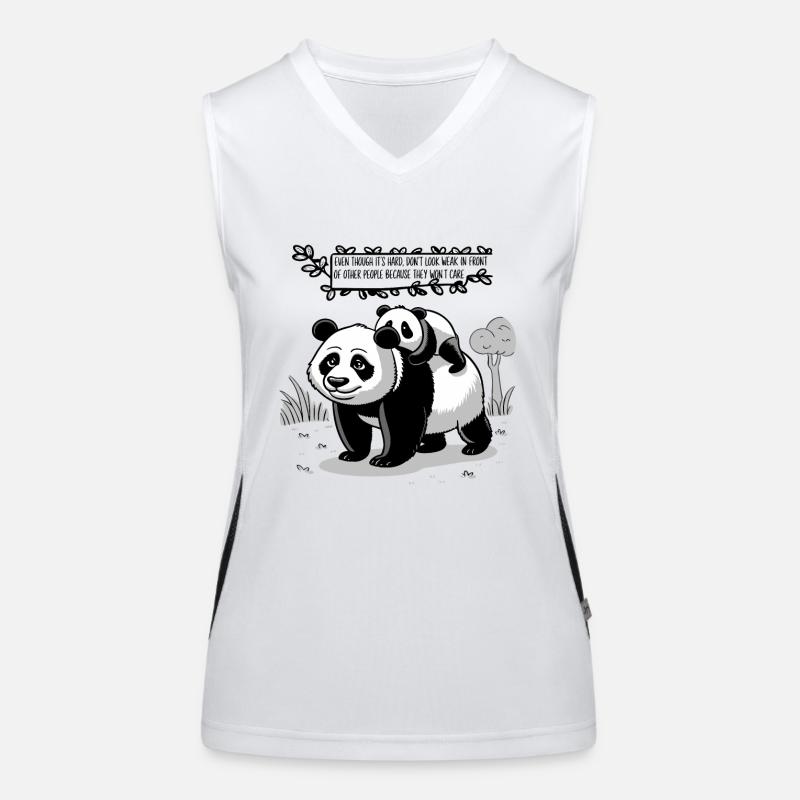 DON T LOOK WEAK Women's Functional Contrast Tank Top