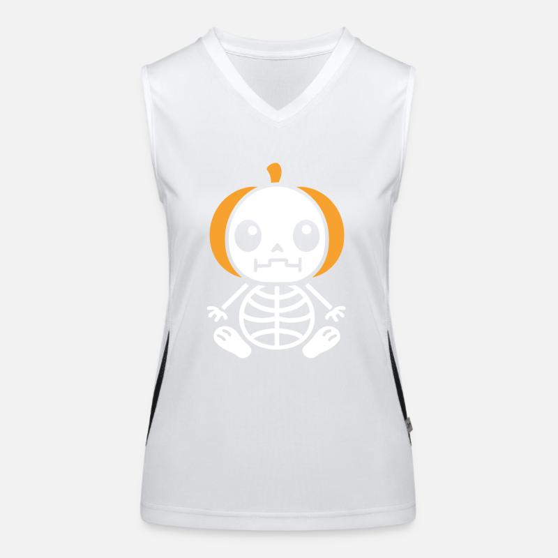 Skeleton Women's Functional Contrast Tank Top