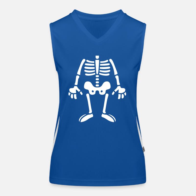 Skeleton Women's Functional Contrast Tank Top