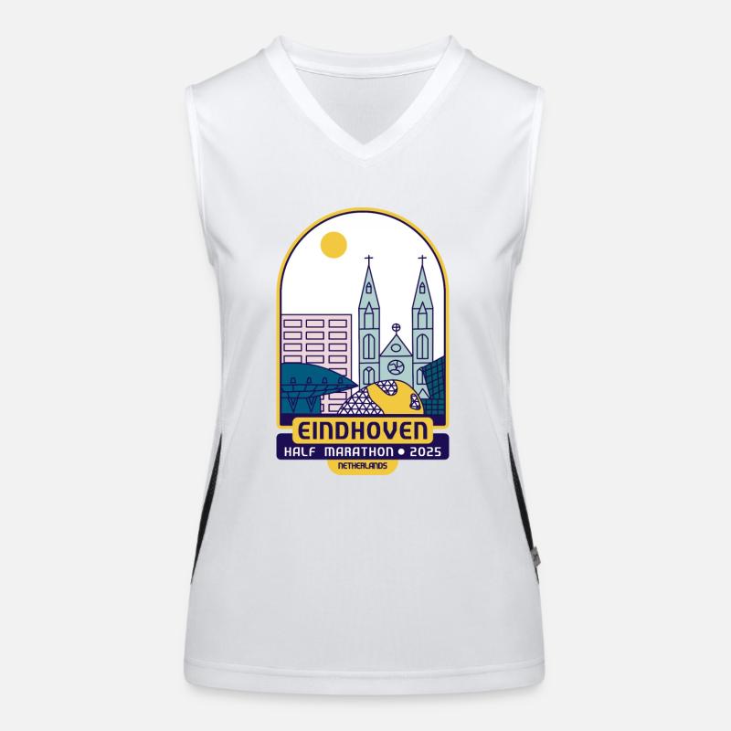 Eindhoven, Half Marathon – 2025 - Netherlands Women's Functional Contrast Tank Top