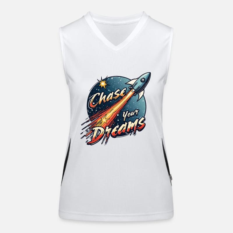 DREAMS CHASER Women's Functional Contrast Tank Top