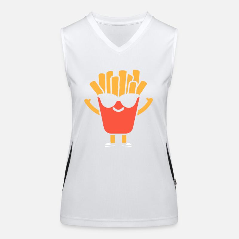 frites Débardeur respirant contrasté Femme