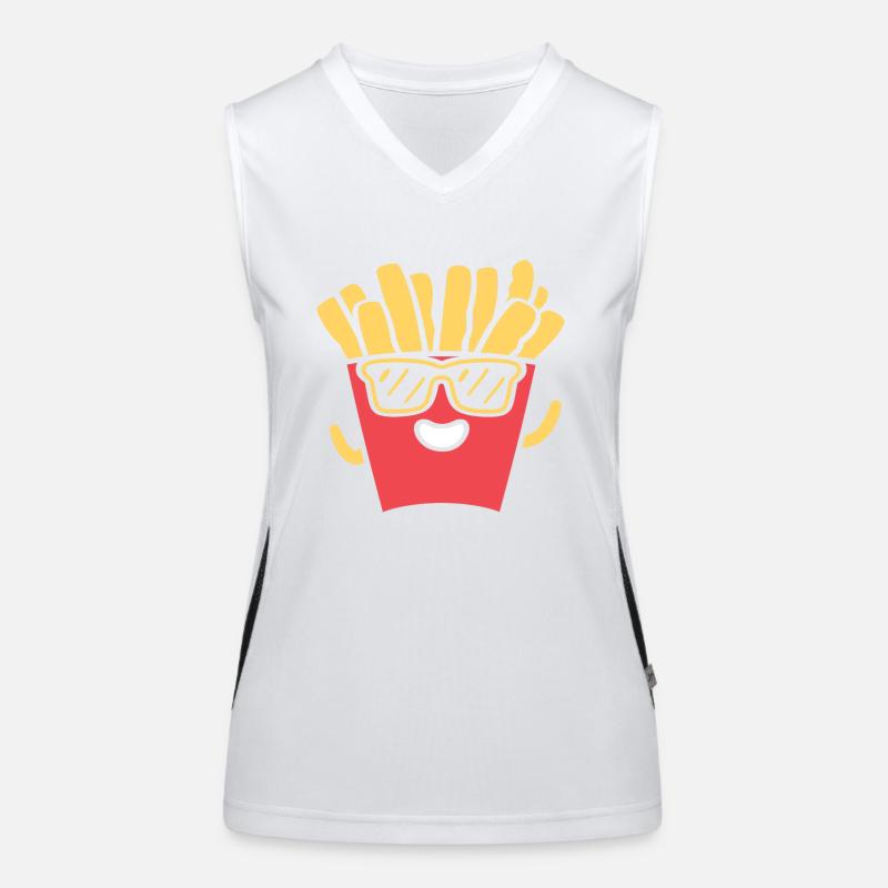 frites Débardeur respirant contrasté Femme