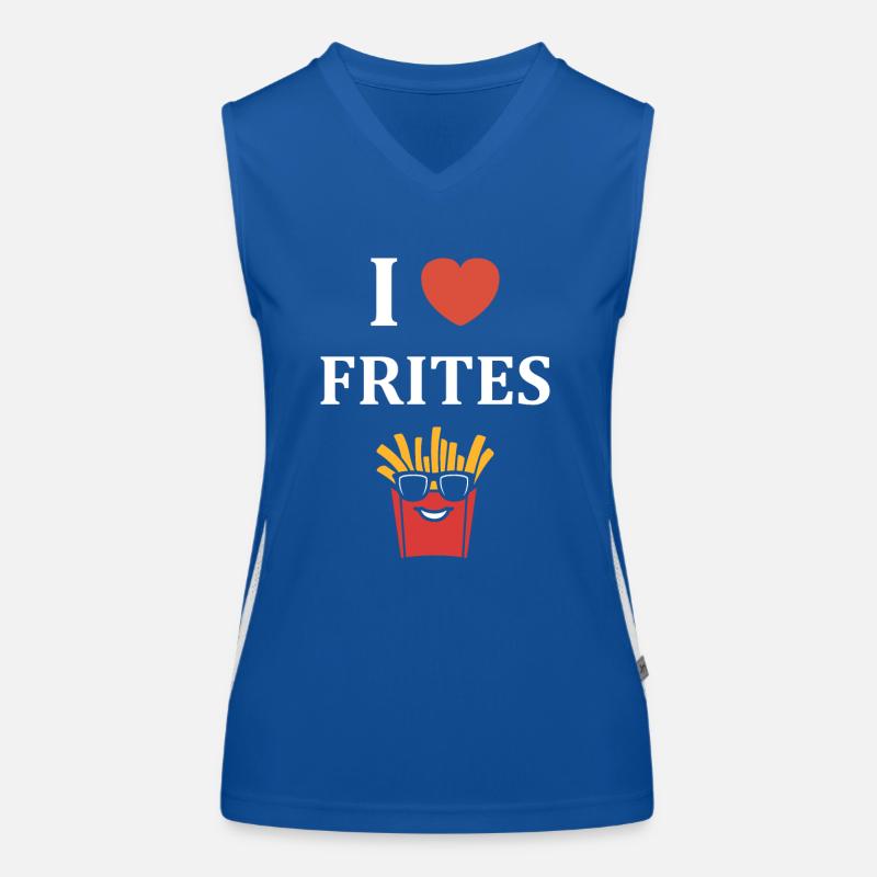 frites Débardeur respirant contrasté Femme
