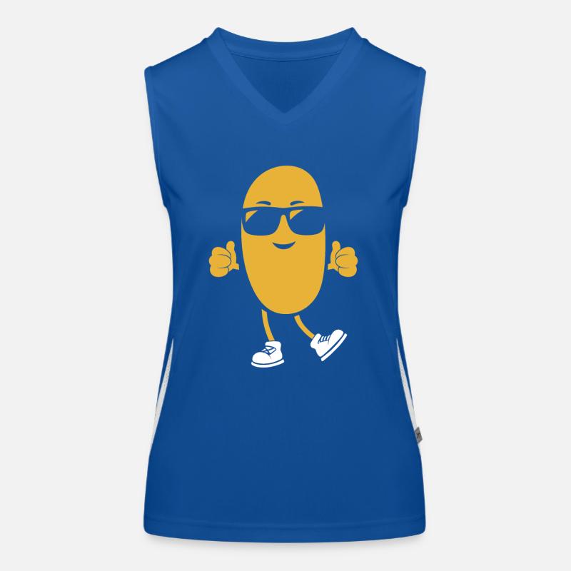 Erdnuss Funktionelles Kontrast-Tank Top für Frauen