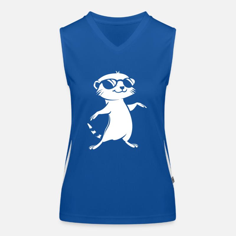 Erdmännchen Funktionelles Kontrast-Tank Top für Frauen