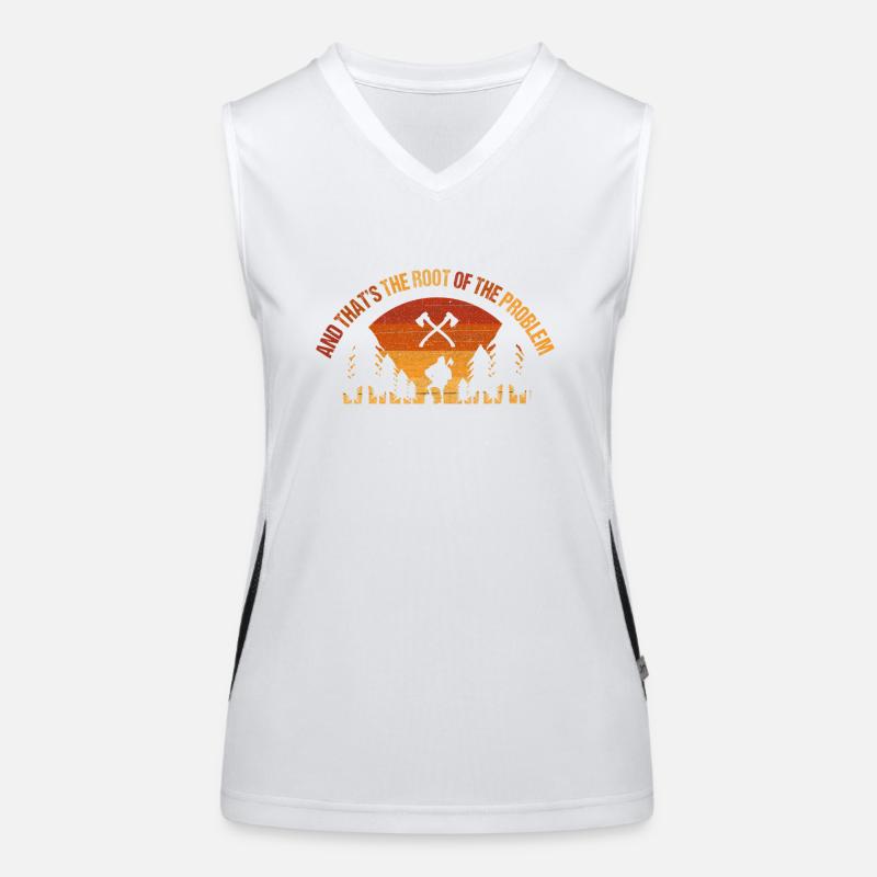 And that is the root of the problem Women's Functional Contrast Tank Top