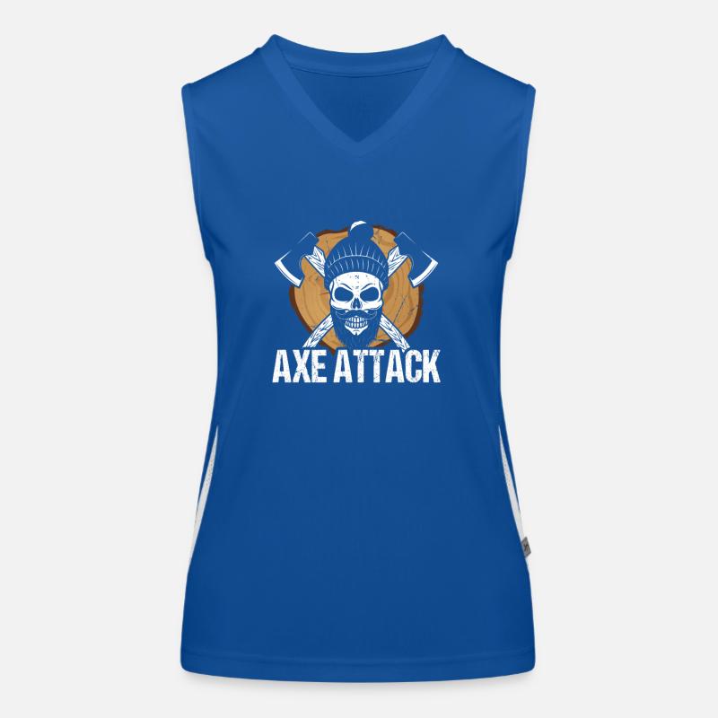 Axe Attack Women's Functional Contrast Tank Top