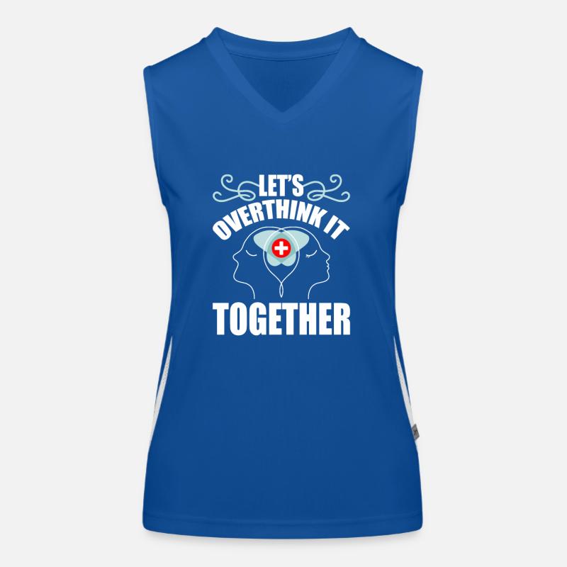 Réfléchissons ensemble Débardeur respirant contrasté Femme