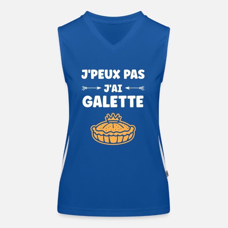 Pfannkuchen Funktionelles Kontrast-Tank Top für Frauen