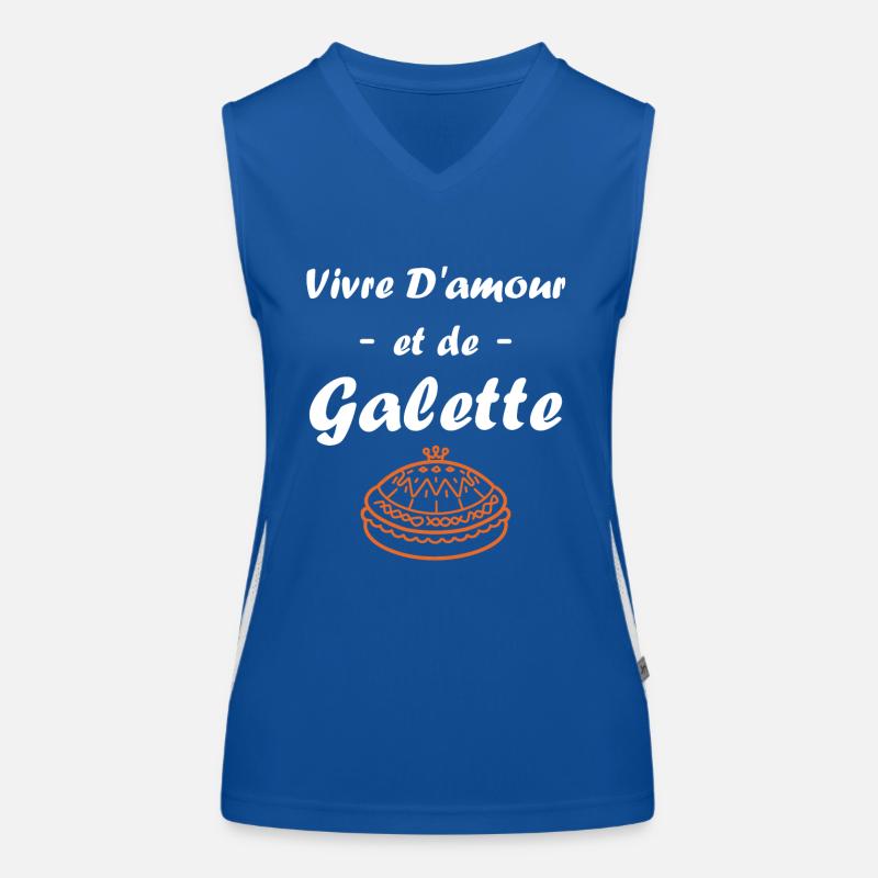 Panqueque Camiseta funcional de tirantes en contraste para mujer