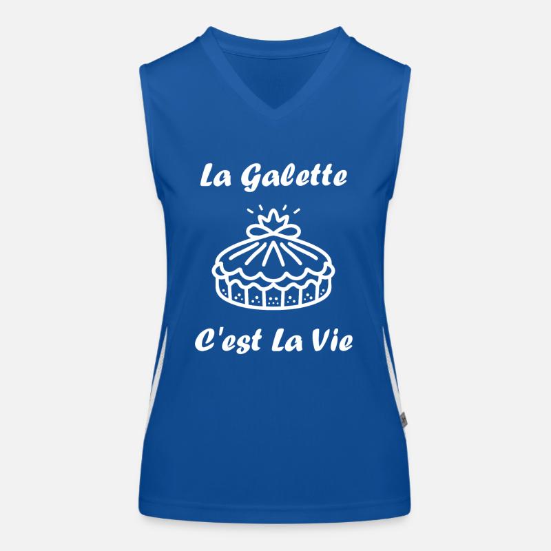 Galette Débardeur respirant contrasté Femme