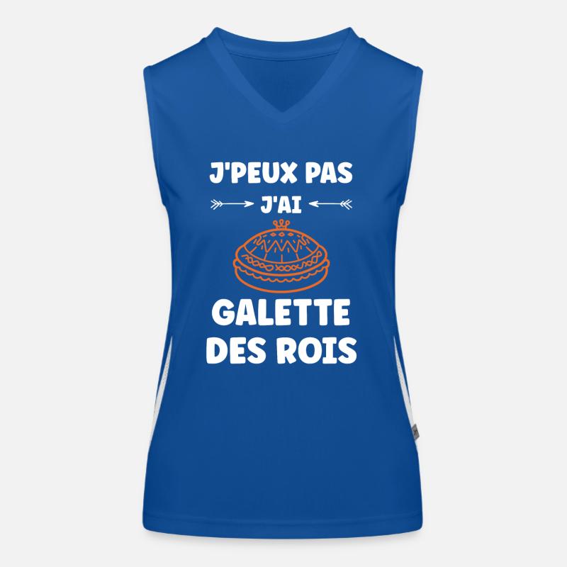 Pfannkuchen Funktionelles Kontrast-Tank Top für Frauen