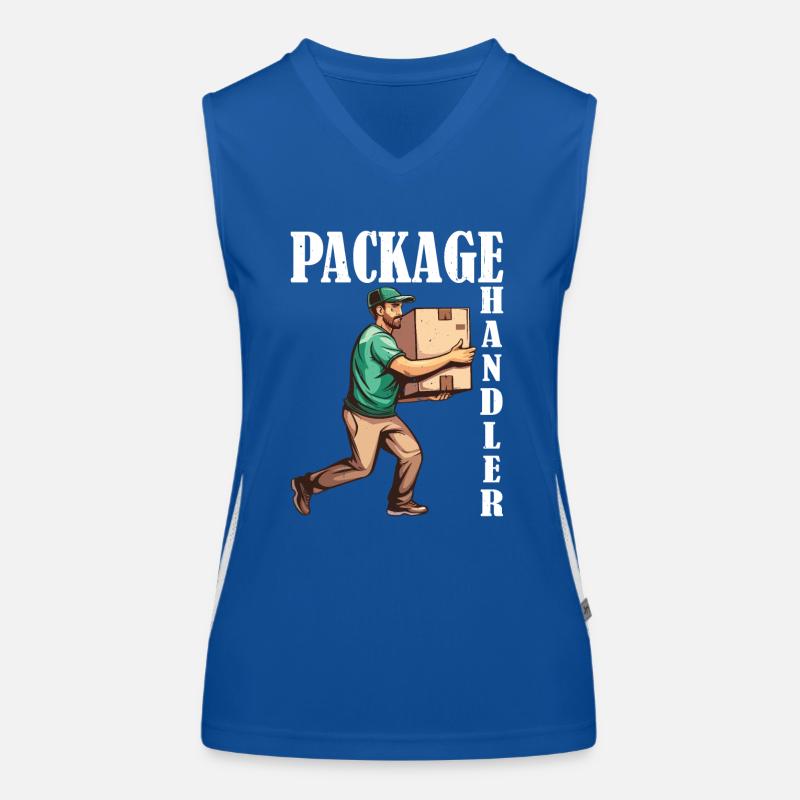Package Handler 6 Funktionelles Kontrast-Tank Top für Frauen