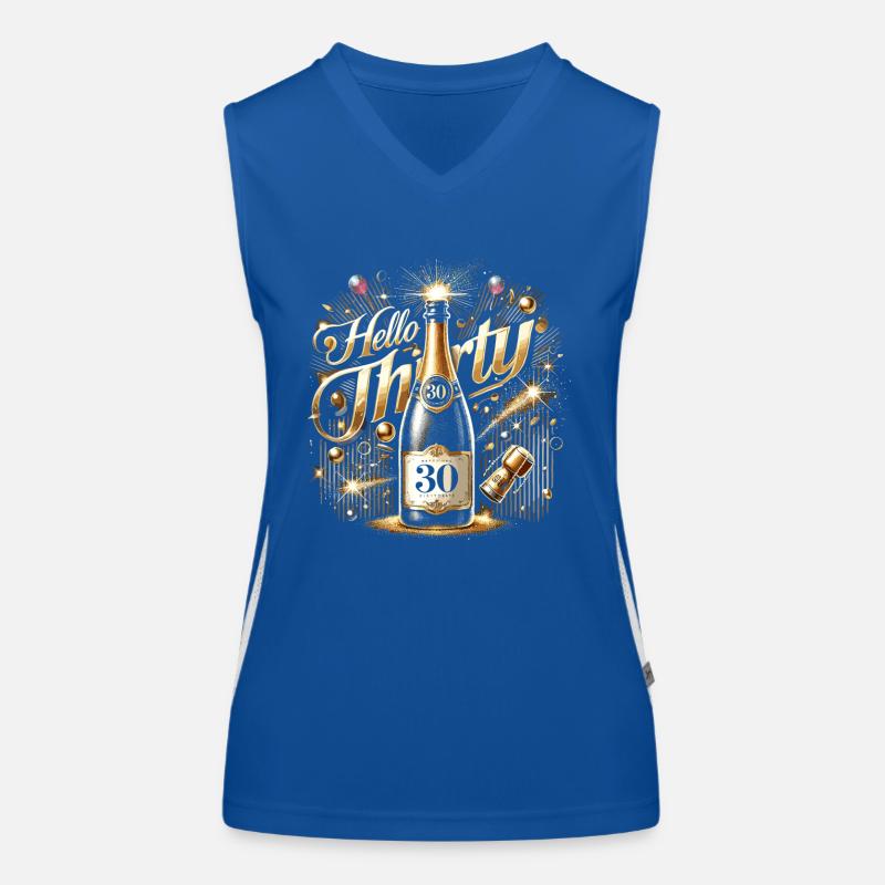Hallo Dreißig Funktionelles Kontrast-Tank Top für Frauen