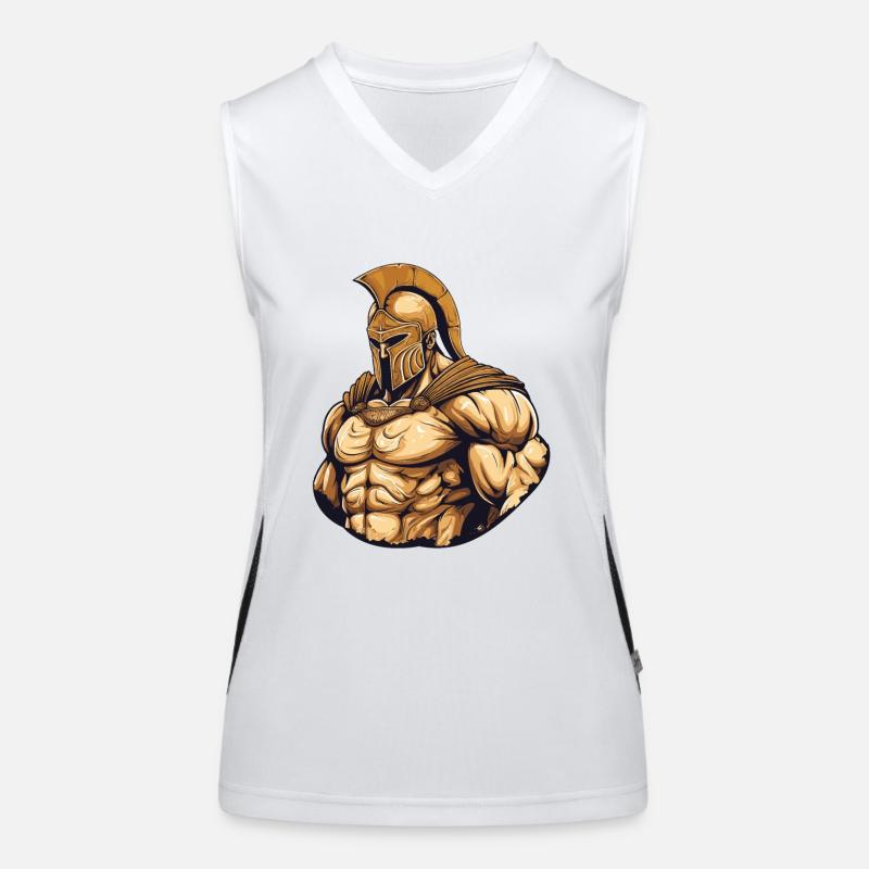 Spartan Gladiator Muscles Women's Functional Contrast Tank Top