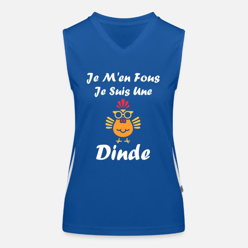 Dinde Débardeur respirant contrasté Femme