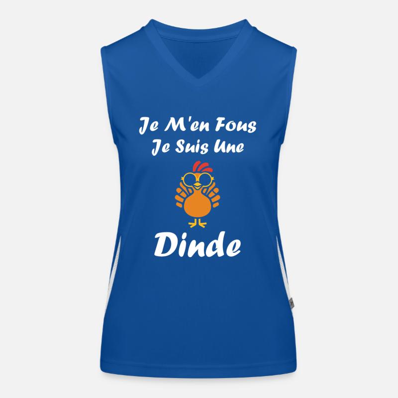 Dinde Débardeur respirant contrasté Femme