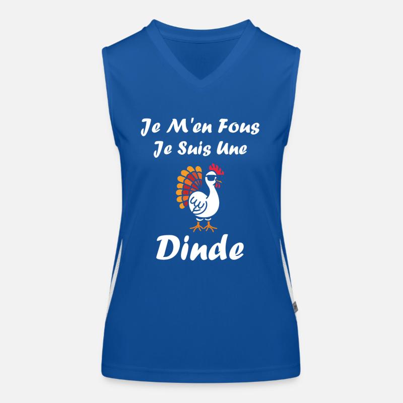 Dinde Débardeur respirant contrasté Femme