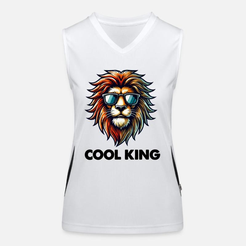 löwe king Women's Functional Contrast Tank Top