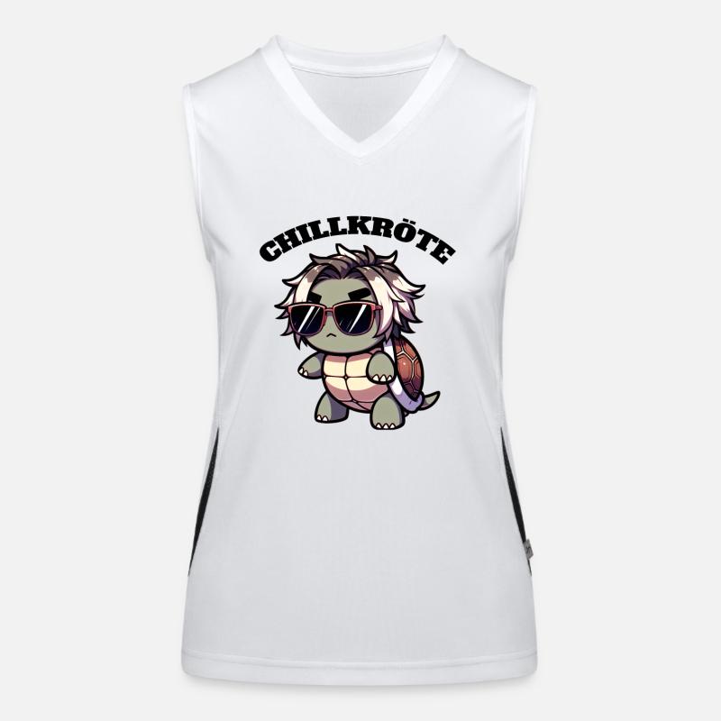 Chill Toad Turtle Women's Functional Contrast Tank Top