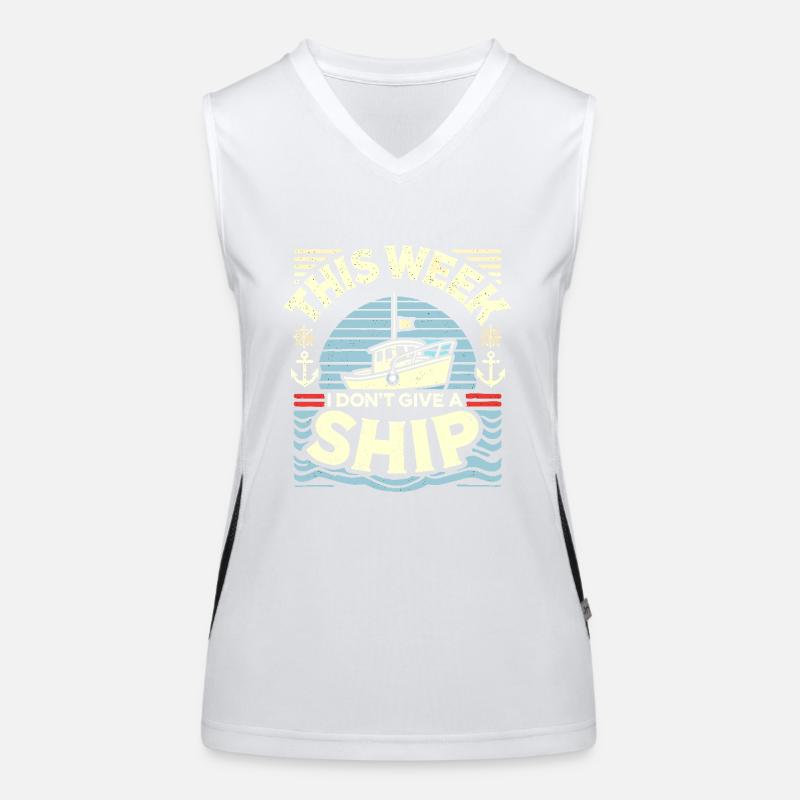 Diese Woche schenke ich kein Schiff Funktionelles Kontrast-Tank Top für Frauen