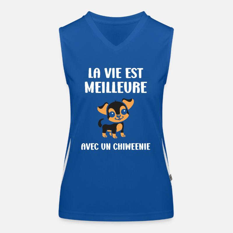 Chiweenie Women's Functional Contrast Tank Top