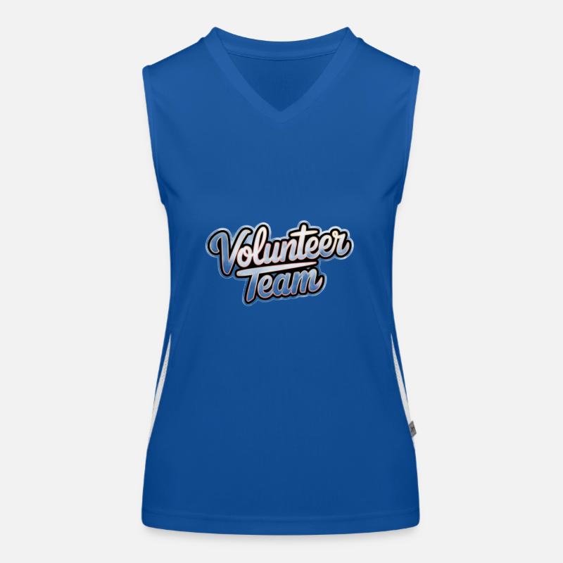 Volunteer Team 14 Funktionelles Kontrast-Tank Top für Frauen