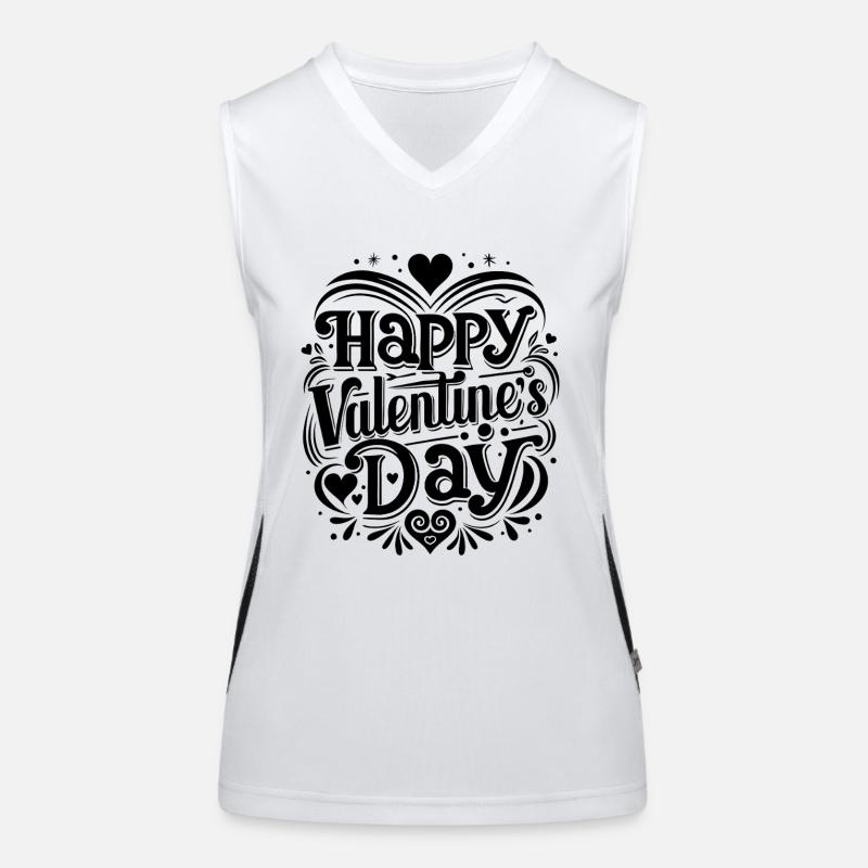 Joyeuse Saint-Valentin - Amour - Cadeau Débardeur respirant contrasté Femme