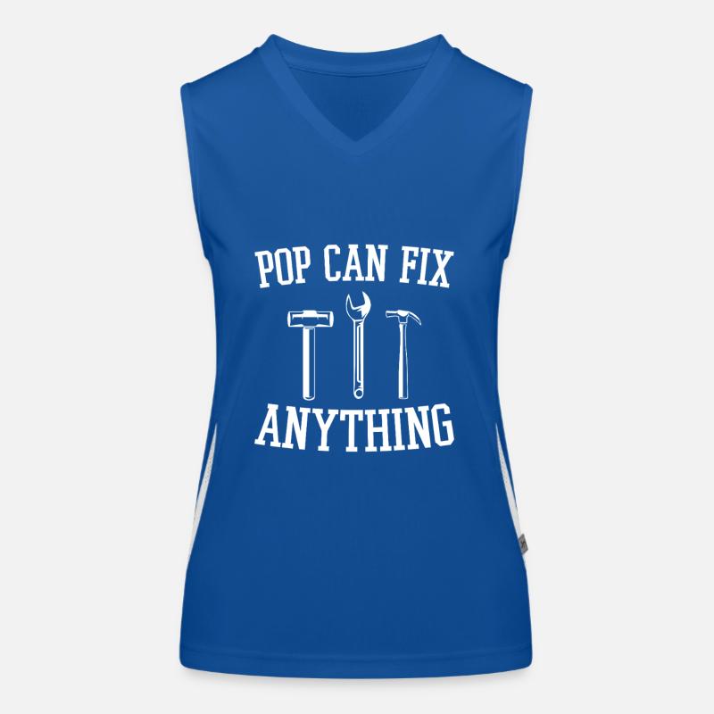 Pop Can Fix Anything 2 Funktionelles Kontrast-Tank Top für Frauen
