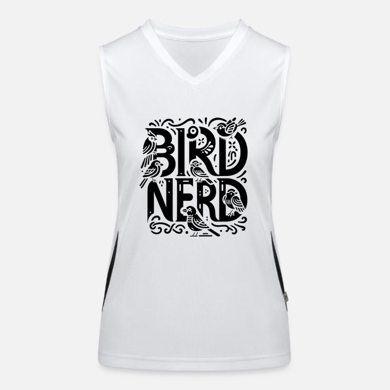 Bird Nerd Birdwatching Birder Birds Birdwatcher Débardeur respirant contrasté Femme