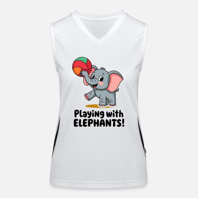 ELEFANT Funktionelles Kontrast-Tank Top für Frauen