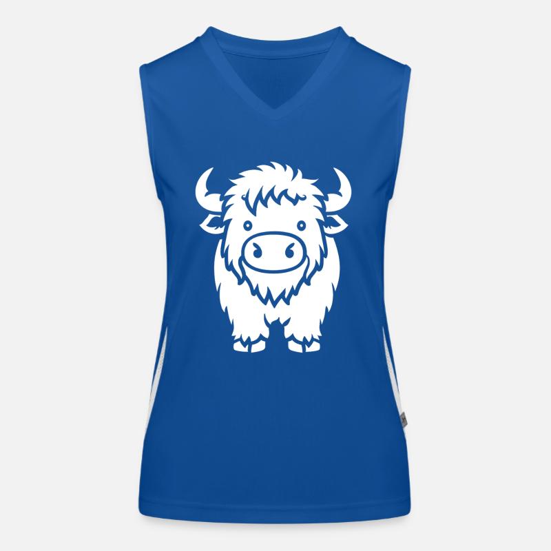 Büffel Funktionelles Kontrast-Tank Top für Frauen