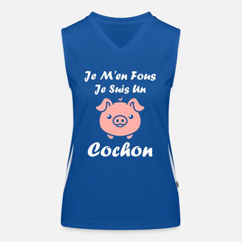 cochon Débardeur respirant contrasté Femme