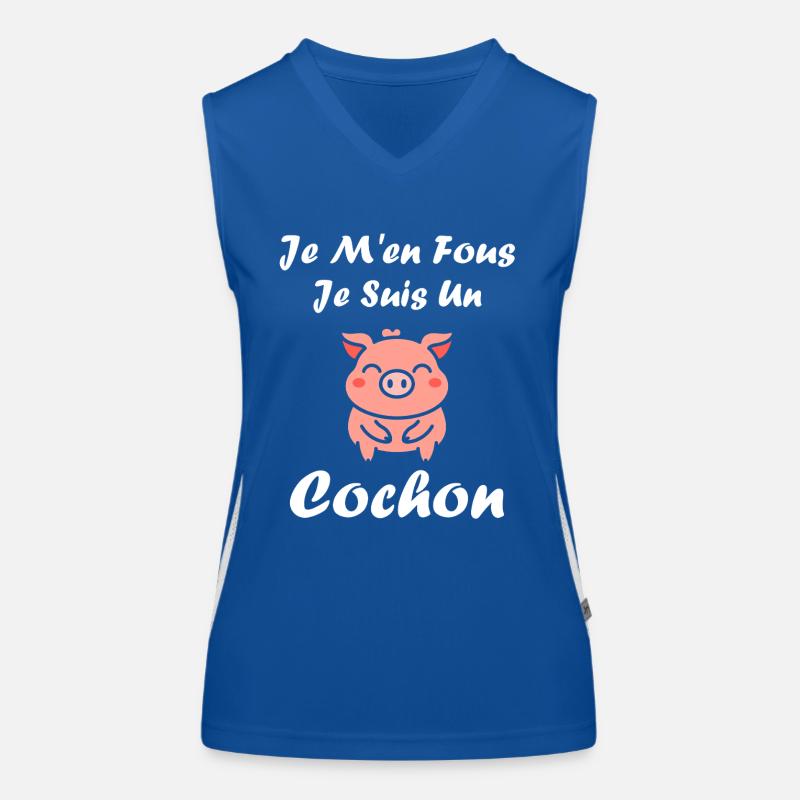 cochon Débardeur respirant contrasté Femme