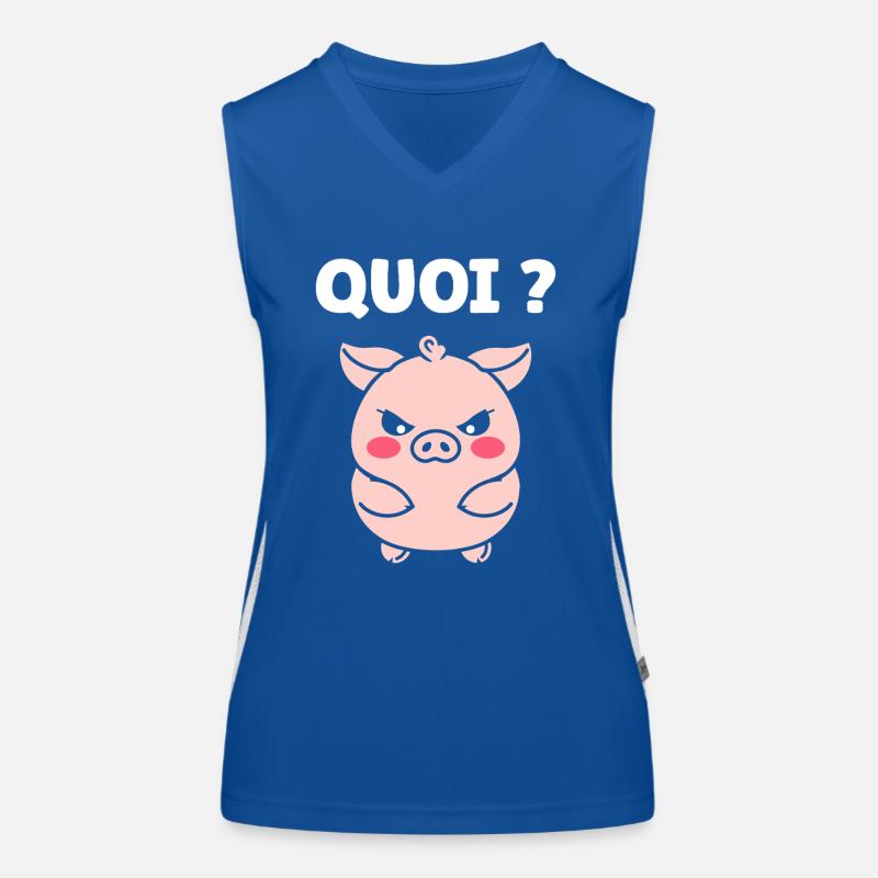 cochon Débardeur respirant contrasté Femme