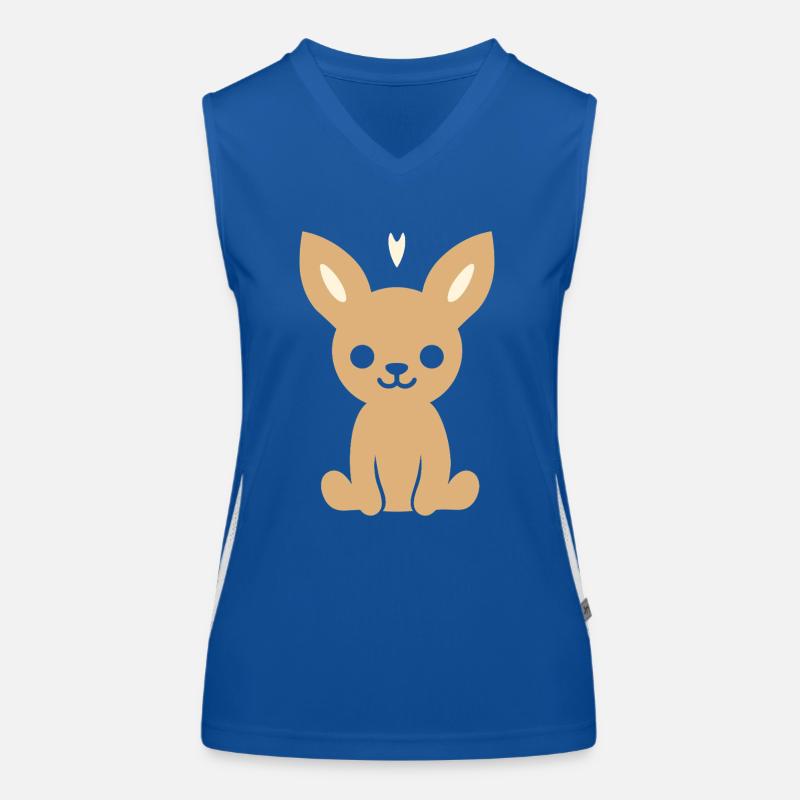 Reh Funktionelles Kontrast-Tank Top für Frauen