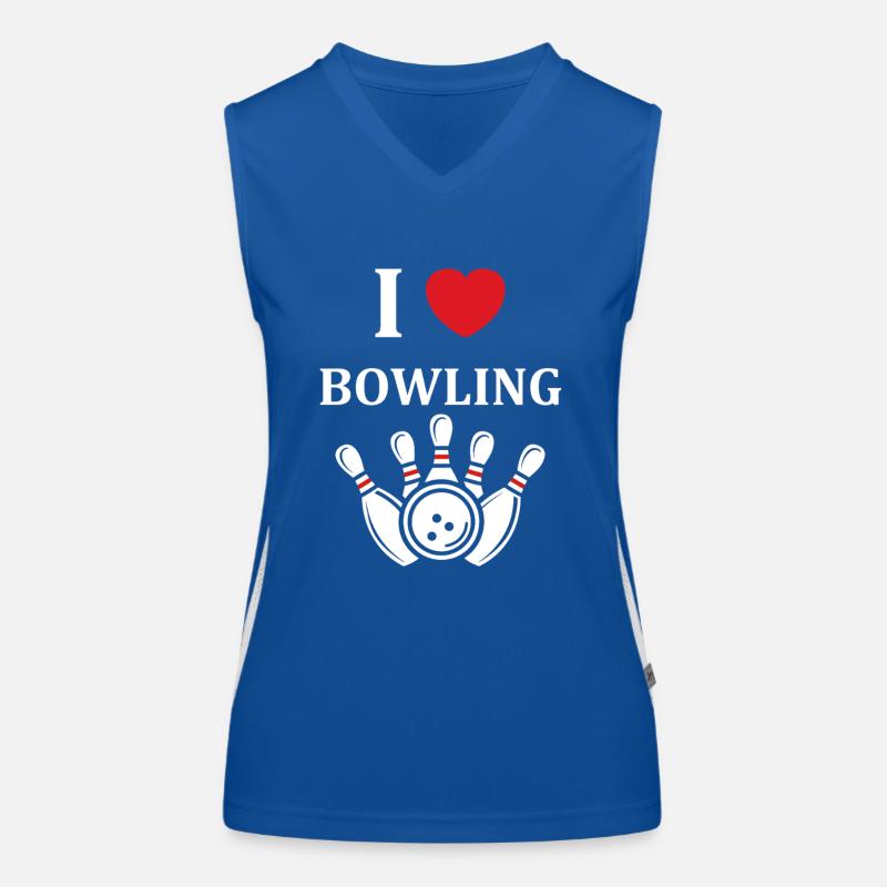 bowling Débardeur respirant contrasté Femme