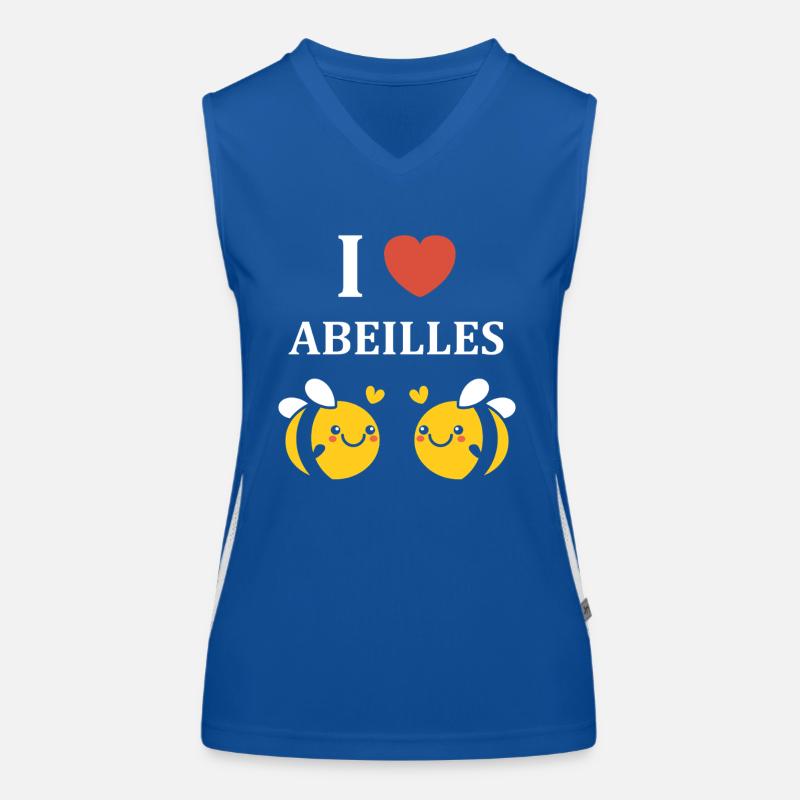 Abeille Débardeur respirant contrasté Femme