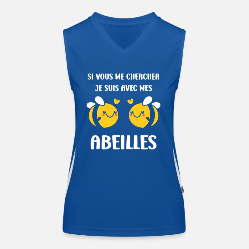 Abeille Débardeur respirant contrasté Femme