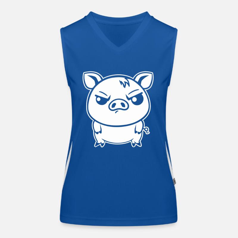 cochon Débardeur respirant contrasté Femme