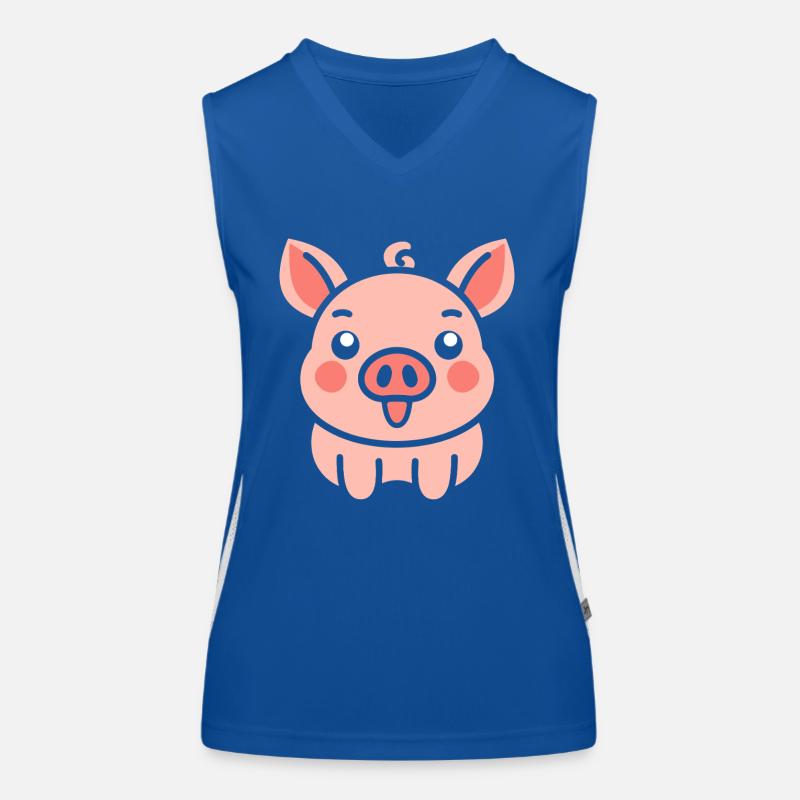 cochon Débardeur respirant contrasté Femme