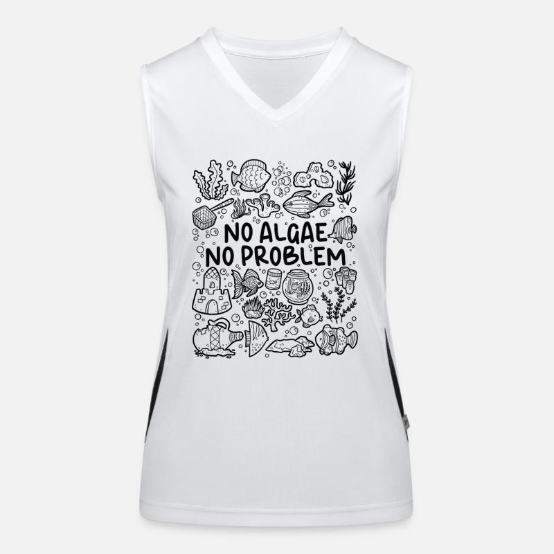 No algae, no problem – aquarium Women's Functional Contrast Tank Top