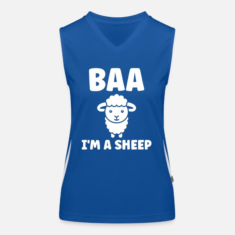 sheep Women's Functional Contrast Tank Top