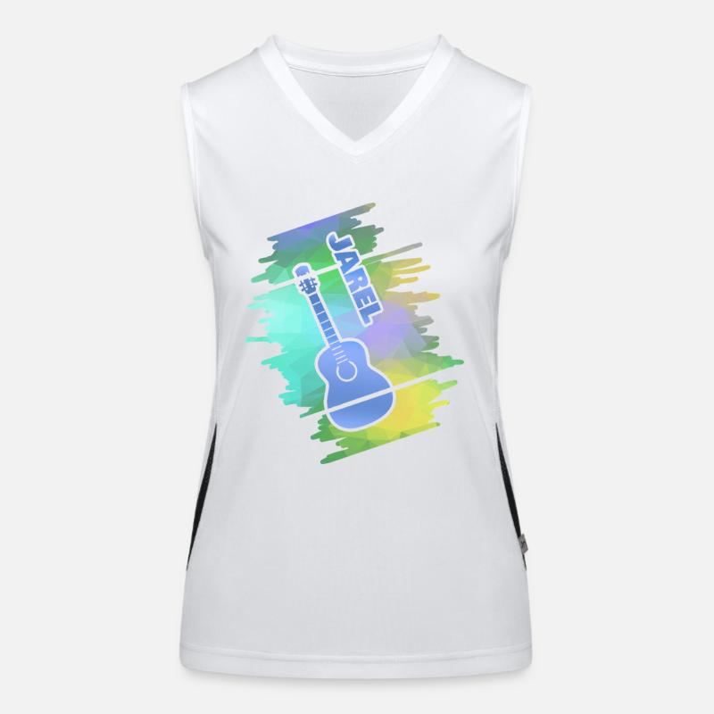 Jarel als Guitar Funktionelles Kontrast-Tank Top für Frauen