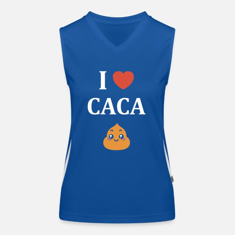 caca Débardeur respirant contrasté Femme