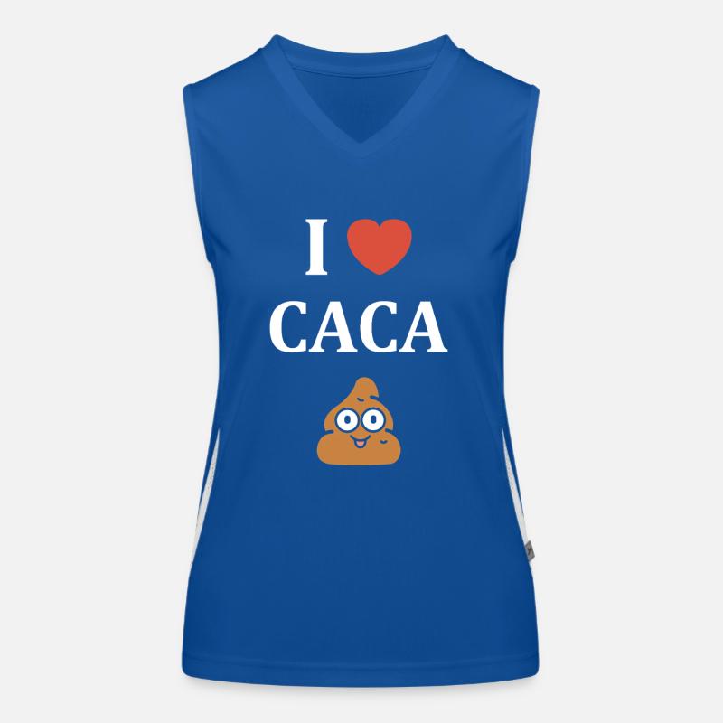 caca Débardeur respirant contrasté Femme