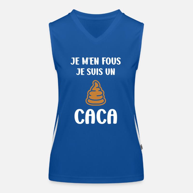 caca Débardeur respirant contrasté Femme